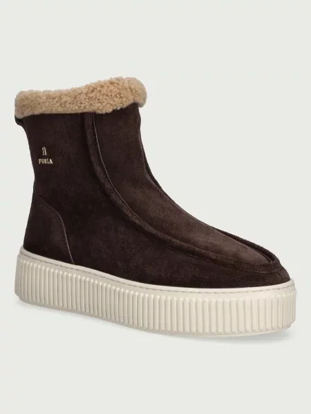 Botine Furla maro