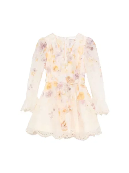 Haftowana sukienka mini Zimmermann garniturowa