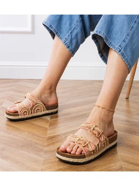 Sandali D/ceo etnično roza