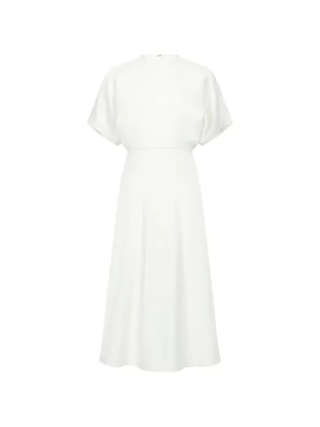 Rochie midi Victoria Beckham alb
