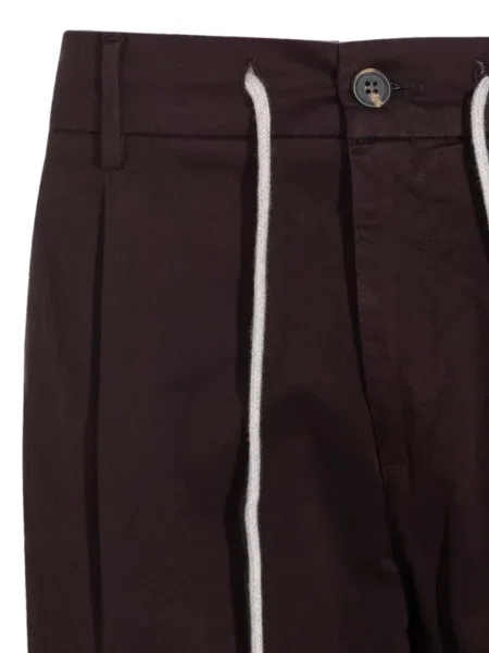 Pantaloni Eleventy cu cordon roșu