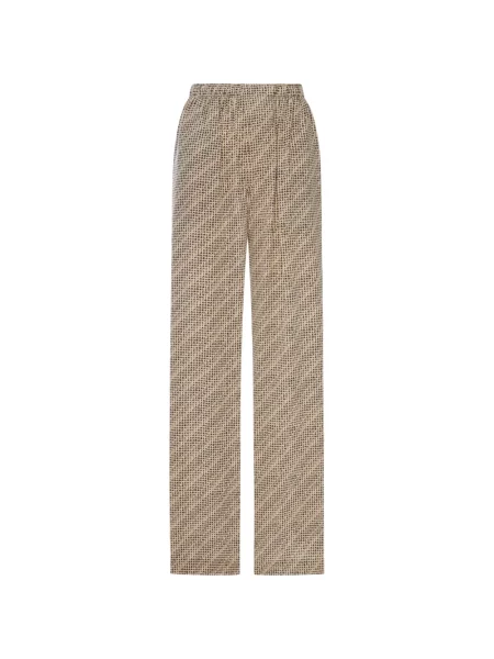 Pantaloni Balenciaga de mătase cu imagine