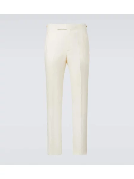 Costum Gabriela Hearst de lână de costum alb