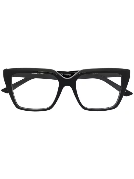 Ochelari de soare pătrați Balenciaga Eyewear cu autograf negru