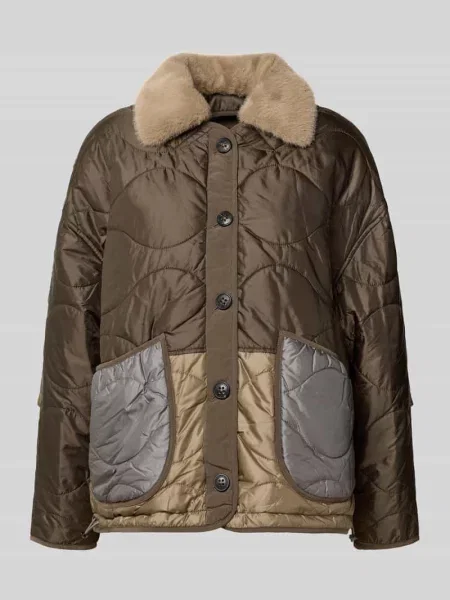 Kurtka pikowana z funkcją dwustronną i wpuszczanymi Blonde No. 8