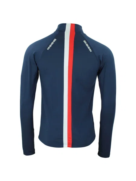 Tricou mânecă lungă Peak Mountain albastru