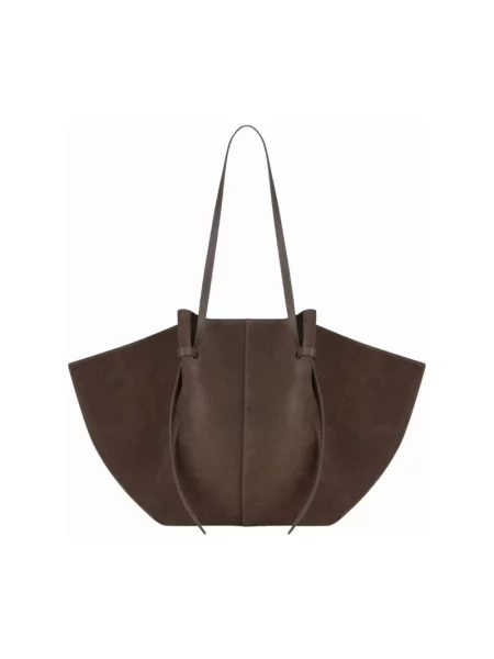 Torebka Yuzefi skórzana brązowa