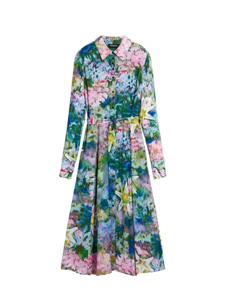 Desigual Rochie Garden / mai multe culori / roz albastru