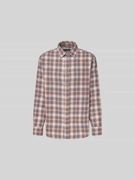 Koszula casualowa o kroju relaxed fit z listwą guzikową Wood Wood