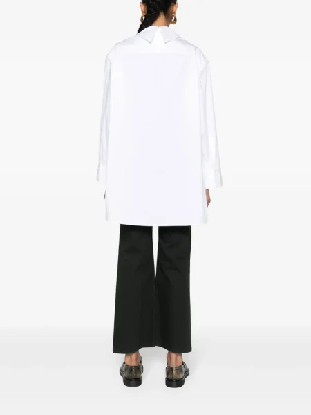 Cămașă Jil Sander din poplin alb