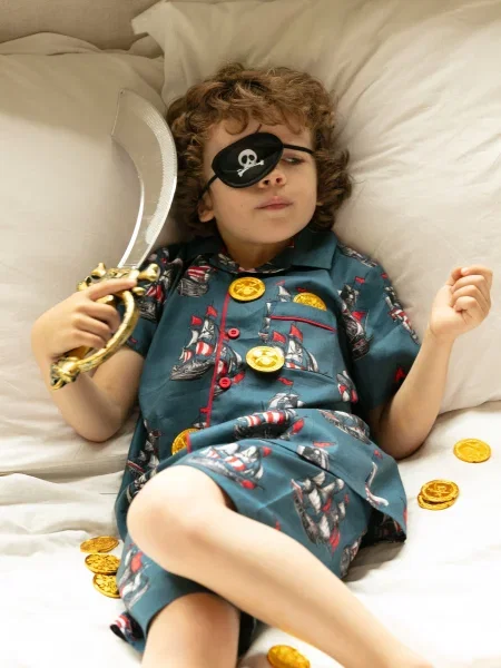 Дитяча Піжама CYBERJAMMIES Jasper бавовна/модал зелений