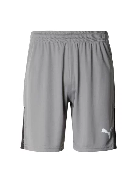 PUMA Pantaloni sport gri / negru alb