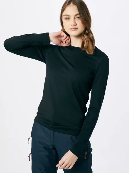 ICEBREAKER Tricou funcțional Oasis' negru