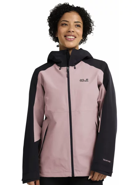 Вітровка Jack Wolfskin рожевий