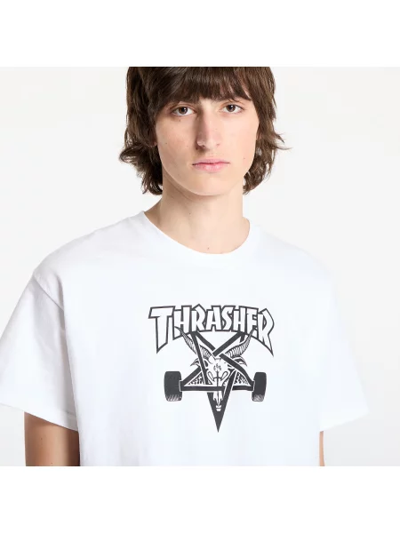 Tricou Thrasher Skategoat T-Shirt White S alb