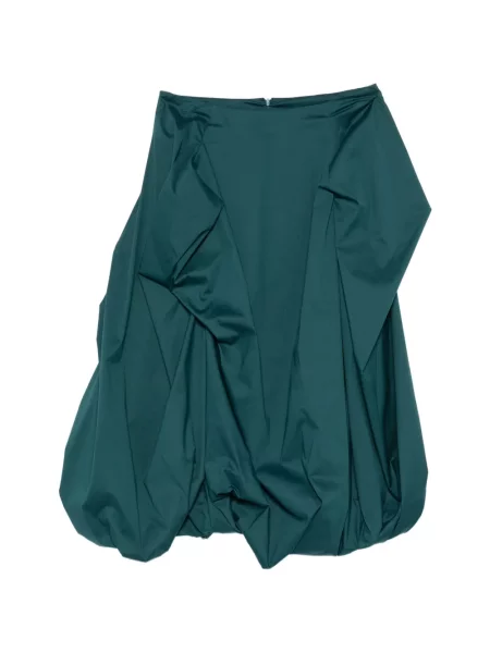 Fustă midi Liviana Conti până la genunchi verde