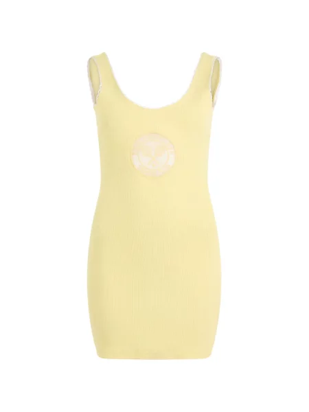 Sukienka mini Philipp Plein żółta