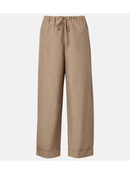 Pantaloni The Row verde