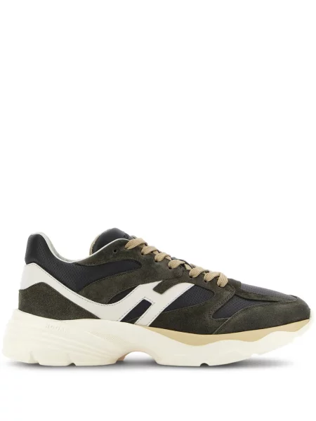 Sneakerși Hogan din piele gri