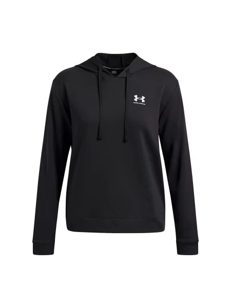 Hanorac cu glugă Under Armour din material terry negru