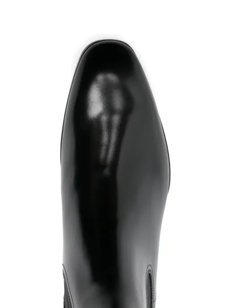 Botine chelsea Santoni din piele negru