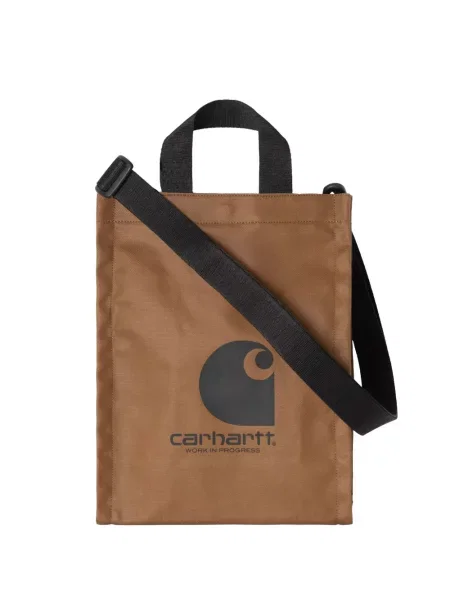 Geantă Carhartt Wip din canvas cu autograf