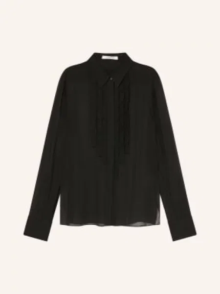 Dorothee Schumacher Košile Sheer Twist černá