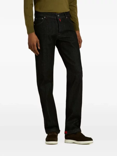 Blugi Kiton cu 5 buzunare negru