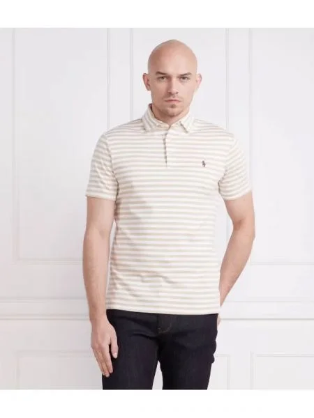 POLO RALPH LAUREN Tenisz póló | Custom slim fit bézs