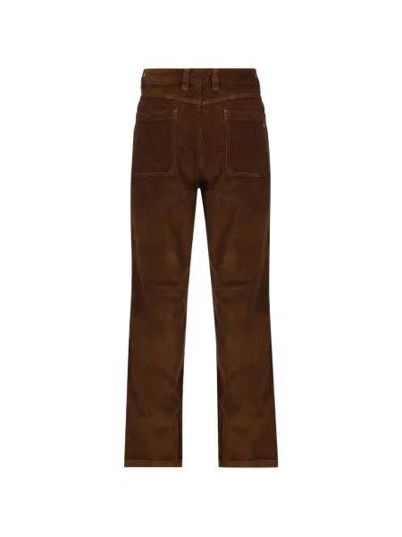 Pantaloni Napapijri de catifea cord maro