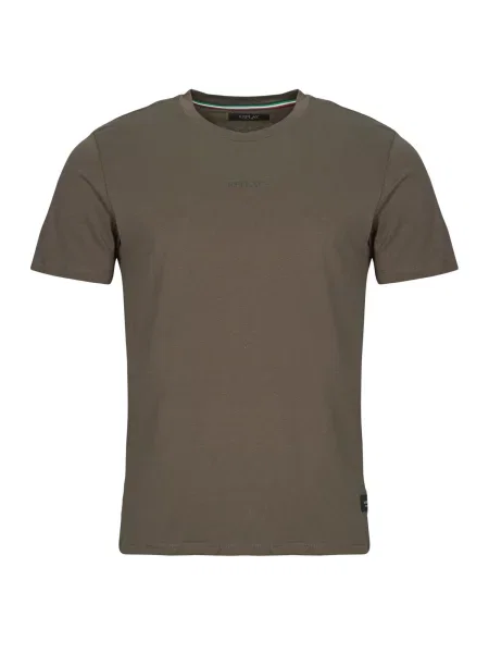 Majica Replay s kratkimi rokavi kaki