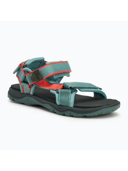 Детски сандали Jack Wolfskin Seven Seas 3 soft jade синьо