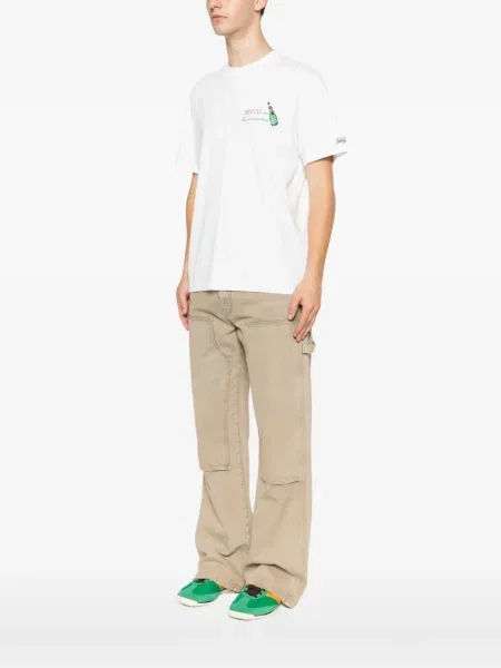 Tricou Mc2 Saint Barth cu broderie alb