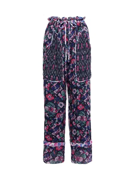 Pantaloni Marant Etoile cu model floral