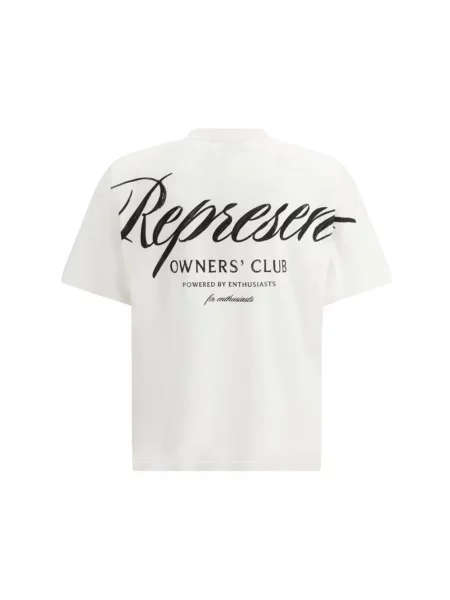 T-shirt REPRESENT Represent Owners Club Script T-Shirt Flat White S beżowa