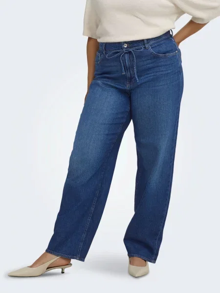 ONLY Carmakoma Džínsy CARGIANNA denim modrá