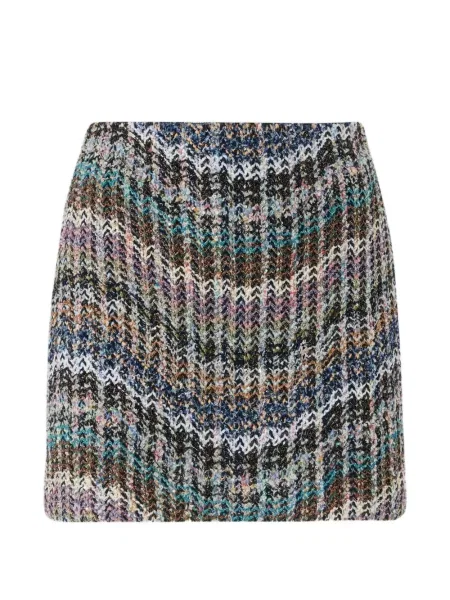 Fustă Missoni cu paiete tricotate negru