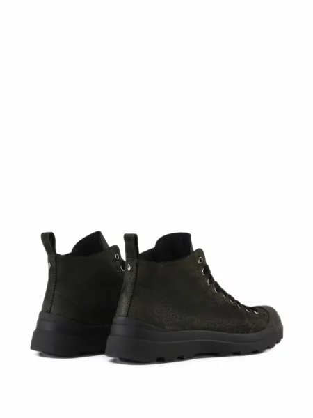 Ceruit botine Panchic din piele de căprioară verde