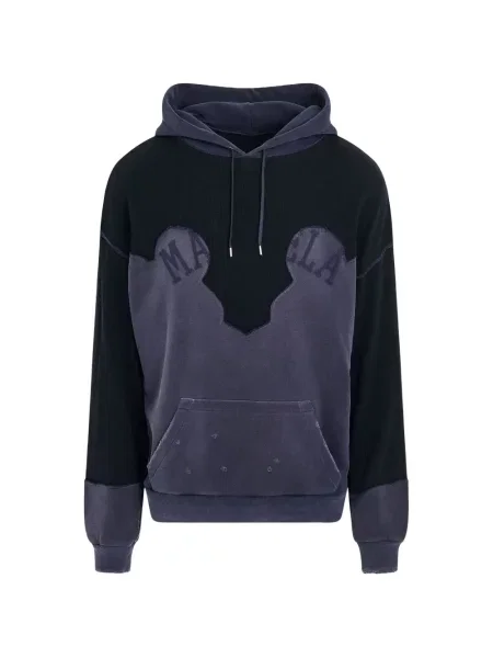 Hanorac cu glugă Maison Margiela albastru