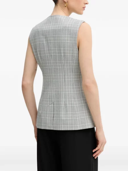Top Guess în carouri gri