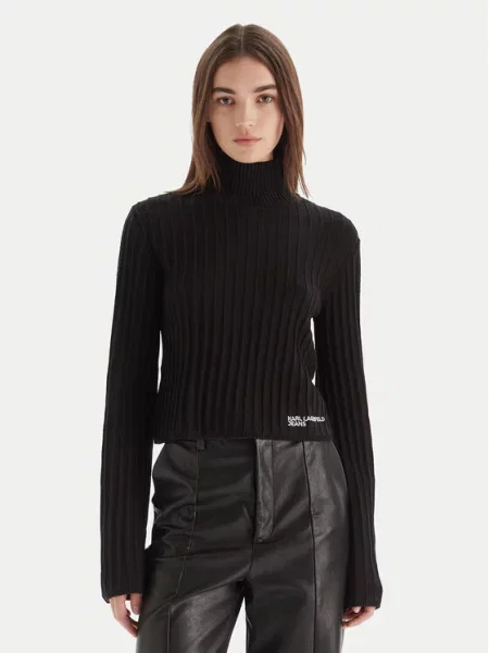 Karl Lagerfeld Jeans Golf črna