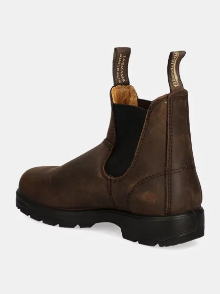 Черевики з нубуку Blundstone на плоскому ходу коричневий