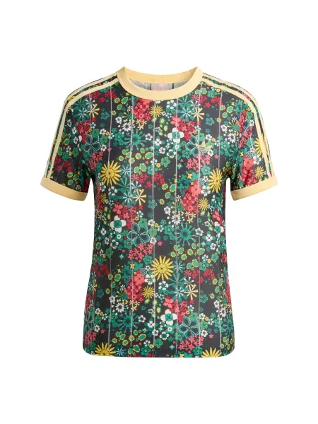 ADIDAS ORIGINALS Tricou Adidas Originals x Liberty London galben / verde smarald / roșu negru