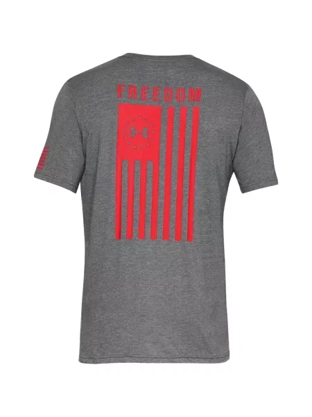Tricou Under Armour cu imagine gri