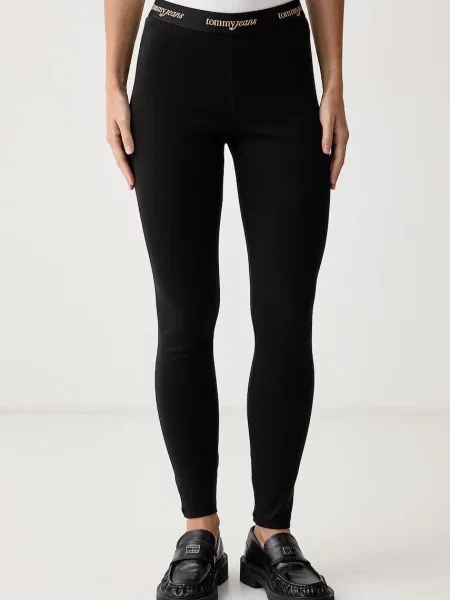 Pantaloni Tommy Jeans negru