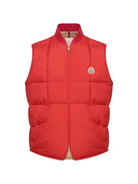 Vestă Moncler matlasată roșu