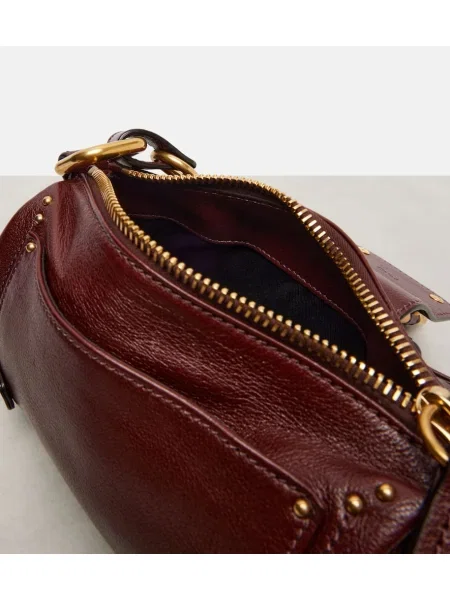 Geanta de piele Chloé din piele maro