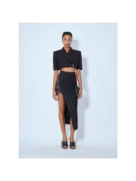 Spódnica maxi Vivienne Westwood wełniana czarna