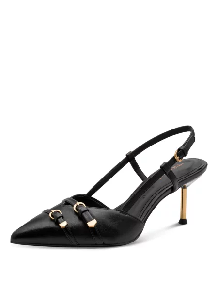 Tamaris Γόβες slingback μαύρο