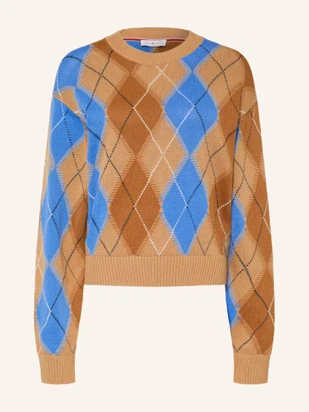 Tommy Hilfiger Sweter braun niebieski